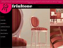 Tablet Screenshot of friultone.it